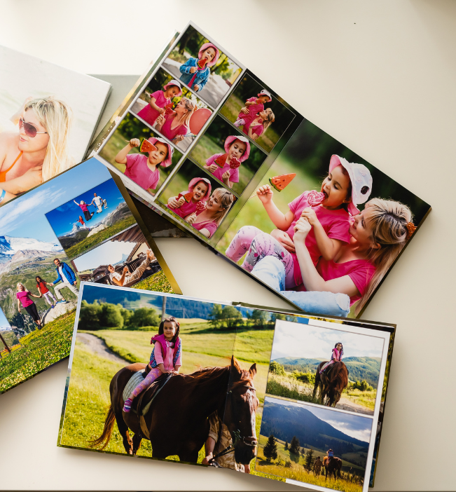 Personalised hardcover photobook filled with favourite memories